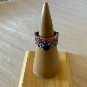 Elegant Multicolor Stone Ring